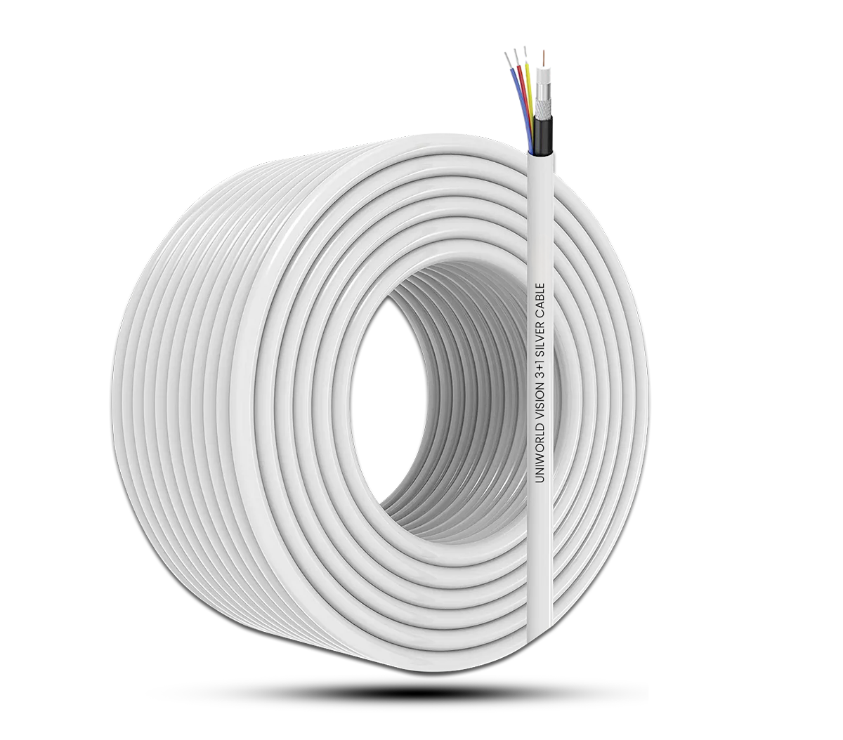 3+1 SILVER CABLE - 90 mtr