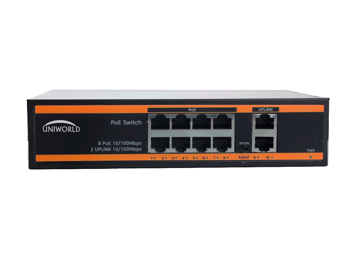 8+2 PORT PoE SWITCH